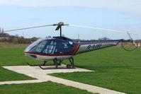 G-OJMF @ EGCB - Enstrom 280FX at Manchester Barton