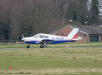 G-ATDA @ EGSC - G-ATDA Departing Cambridge - by Andy Parsons