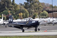 N666 @ PAO - N666 landing at the Palo Alto Airport - by Don DeBold