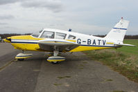 G-BATV @ EGNU - Piper PA-28-180 at Full Sutton - by Terry Fletcher