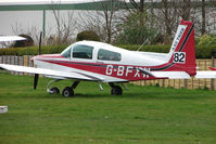 G-BFXW @ EGCJ - Grumman AA-5B at Sherburn - by Terry Fletcher
