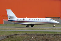C-GJKI @ EGGW - Canadian Cessna 680 Sovereign at Luton - by Terry Fletcher