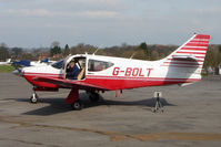 G-BOLT @ EGTR - Rockwell 114 at Elstree - by Terry Fletcher