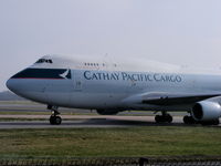 B-KAI @ EGCC - Cathay Pacific Cargo - by Chris Hall