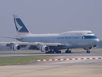 B-KAI @ EGCC - Cathay Pacific Cargo - by Chris Hall