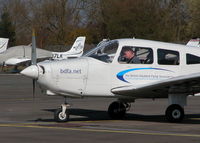 G-BRFM @ EGHP - PUPIL GETTING FINAL INSTRUCTIONS FOR FLIGHT TO GOODWOOD - by BIKE PILOT