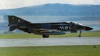 XV571 @ EGQL - Phantom FG.1 of 43 Squadron performing at its home base during the 1971 Leuchars Airshow. - by Peter Nicholson