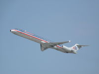 N561AA @ KLAX - American MD82 departing LAX from Imperial Hill. - by Chris Carter