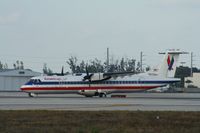 N425MJ @ KMIA - ATR-72-212 - by Mark Pasqualino