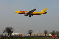 UNKNOWN @ EGLL - DHL Airbus about to land at Heathrow - by Terry Fletcher