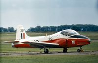 XW321 @ EGXZ - Jet Provost T.5 of 3 Flying Training School seen at the 1972 Topcliffe Open Day. - by Peter Nicholson