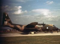 63-7829 - C-130E Hercules of 463 Tactical Airlift Wing at the 1974 RAF Finningley Airshow.  The aircraft was later converted to an EC-130E. - by Peter Nicholson