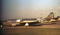 WJ756 - Canberra E.15 of 98 Squadron in the static park at the 1974 RAF Finningley Airshow. - by Peter Nicholson
