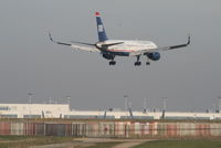 N203UW @ EBBR - several seconds before landing on rwy 02 - by Daniel Vanderauwera