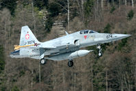 J-3074 @ LSMM - Because of the snow in the valley the sun light was also from underneath of the aircraft offering great pictures.