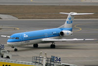 PH-OFK @ VIE - KLM cityhopper Fokker F-100 - by Joker767