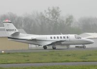 N550CZ @ DTN - Rolling down runway 14 about to lift off into the dense fog at the Shreveport Downtown airport.