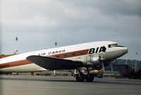 G-AMRA @ LGW - C-47B G-AMRA of British Island Airways seen at London Gatwick in May 1972. - by Peter Nicholson