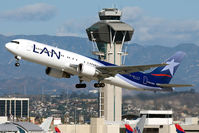 CC-CWV @ LAX - LAN Airlines CC-CWV climbing out from RWY 25R. - by Dean Heald