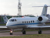 N93AE @ EGGW - Departing Luton - by Andy Parsons