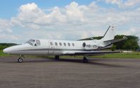 HB-VMP @ EDTF - Cessna 550 Citation II