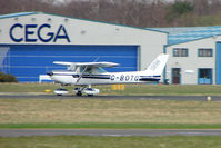 G-BOTG @ EGHH - Donair C152 departing Bournemouth back to its East Midlands base - by Terry Fletcher