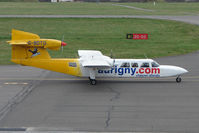 G-BDTO @ EGHI - Auringy Trislander departs Southampton