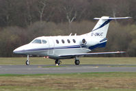 G-OMJC @ EGHH - Raytheon RB390 Premier about to depart Bournemouth - by Terry Fletcher