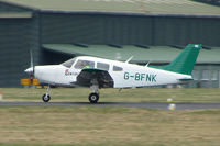 G-BFNK @ EGHH - Piper PA-28-161 at Bournemouth - by Terry Fletcher