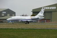 M-CHEM @ EGHH - Falcon 2000 EASY departs Bournemouth - by Terry Fletcher
