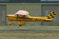 G-BEOY @ EGHH - Cessna 150L at Bournemouth - by Terry Fletcher