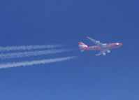 VH-OEJ - (Wunala Dreaming) of Qantas flys over Denver, Colorado from LA to New York - by Bluedharma