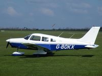 G-BOKX @ EGBK - PA-28 visiting Sywell - by Simon Palmer