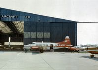 G-ATGI @ LBA - DH. 104 Dove of McAlpine Aviation at Yeadon in the Spring of 1973. - by Peter Nicholson