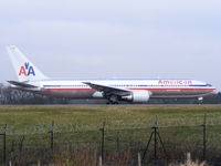 N385AM @ EGCC - American Airlines - by Chris Hall
