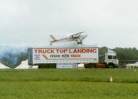 G-BLMR @ EGKB - TRUCKTOP LANDING BIGGIN HILL INTERNATIONAL AIRSHOW 1987 - by BIKE PILOT