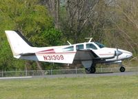 N31309 @ DTN - Starting to roll for take off from the Shreveport Downtown airport.