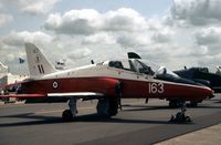 XX163 @ GREENHAM - Hawk T.1 of 4 Flying Training School on display at the 1981 Intnl Air Tattoo at Greenham Common. - by Peter Nicholson