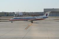 N736DT @ DTW - American Eagle E135 - by Florida Metal