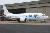 G-BYZJ @ EGNX - Ex BMI Baby aircraft now wearing VIKING titles - by Terry Fletcher