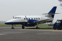 G-OJSA @ EGTC - Jetstream 3102 at Cranfield University - by Terry Fletcher