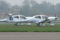G-OCCF @ EGTC - Diamond DA40 at Cranfield