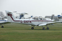 G-BNPM @ EGTC - Piper Tomahawk at Cranfield - by Terry Fletcher