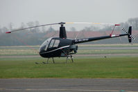 G-BUBW @ EGTC - Robinson R22 Beta at Cranfield