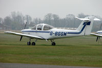 G-BGGM @ EGTC - Piper Tomahawk at Cranfield