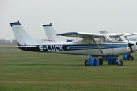 G-LUCK @ EGTC - Cessna F150M at Cranfield - by Terry Fletcher