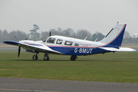 G-BMUT @ EGTC - Piper PA-34-200T at Cranfield - by Terry Fletcher