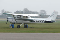 G-BCCC @ EGTC - Cessna F150L at Cranfield - by Terry Fletcher