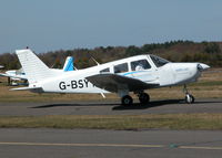 G-BSYY @ EGLK - YANKEE YANKEE SPORTING A LONGER NOSE LEG AFTER IT'S ANNUAL - by BIKE PILOT