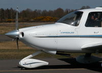 N147CD @ EGLK - TAXYING PAST THE BUSHE CAFE - by BIKE PILOT
